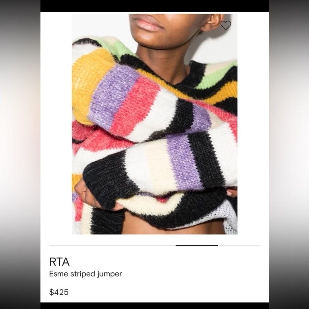 RTA Esme striped jumper Size Medium $425
Excellent like new condition! - Picture 7 of 12
